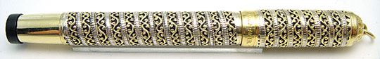 Anglo-Amer Baby Safety Rolled Yellow & White Gold Filigree