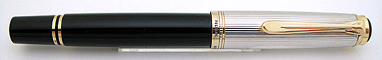 Pelikan M430 925Silver Cap & Gold Trim
