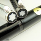 Montblanc 126&186Ball Point Silver Cap Set  | モンブラン