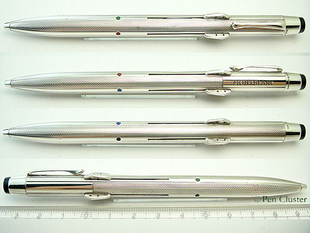 モンブラン ４色ボールペン シルバー925 - 筆記具