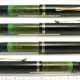 Pelikan 100 Black/Jade Green Short Cap Top | ペリカン