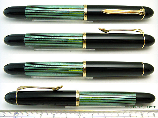 ペリカン 140 Black/Green Stripe - ペリカン｜Pen Cluster